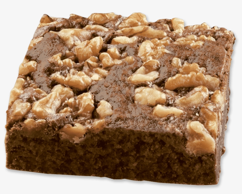 Walnut Brownie - Snack Cake, transparent png