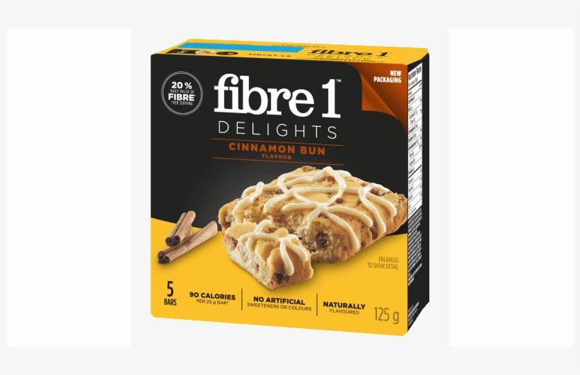 Fibre 1 Cinnamon Bun, transparent png