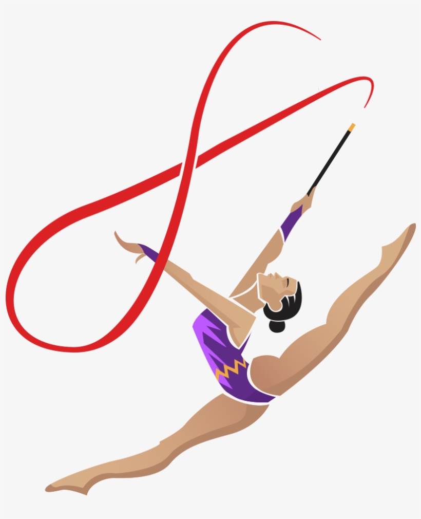 Rhythmic Gymnastics Ribbon Png, transparent png