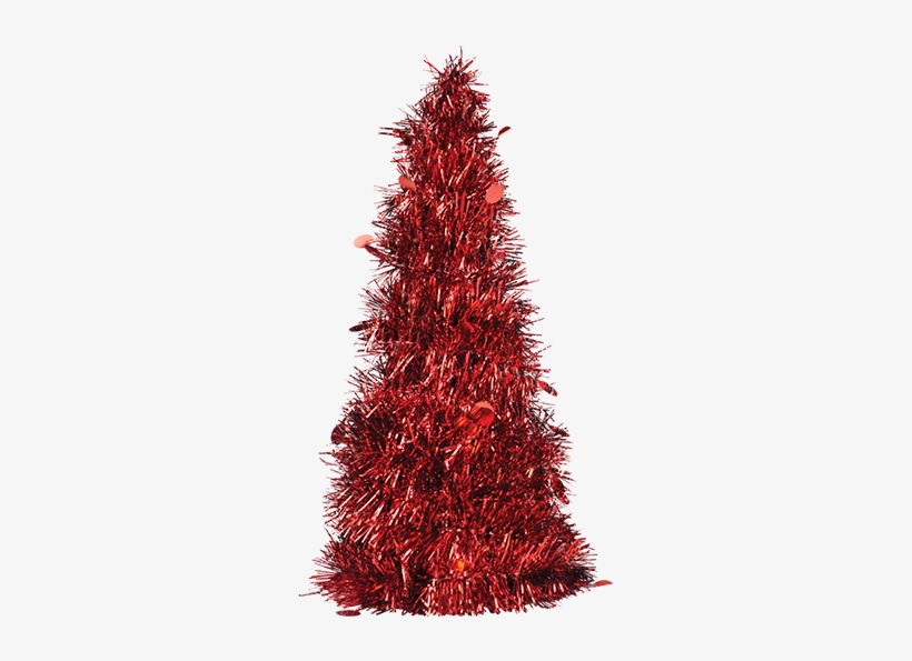 Christmas Tinsel Tree 31cm - Christmas Tree, transparent png