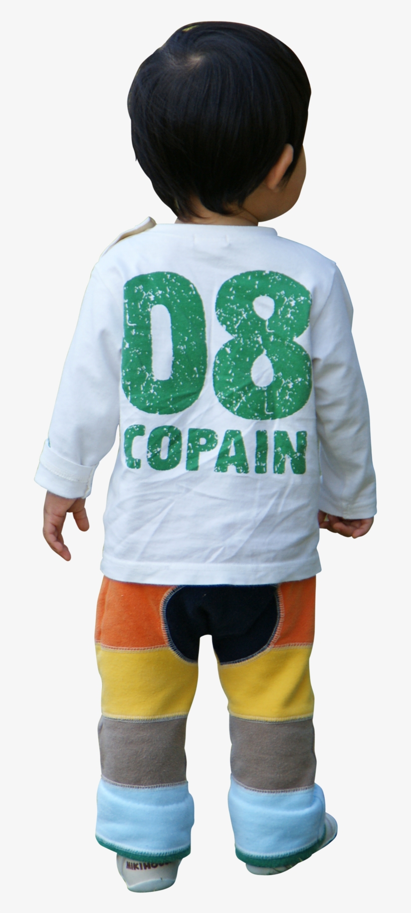 Photo Standing Toddler From Back - Adobe Photoshop, transparent png