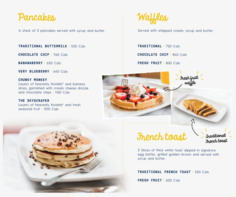 Pancakes, Waffles & French Toast - Dish, transparent png