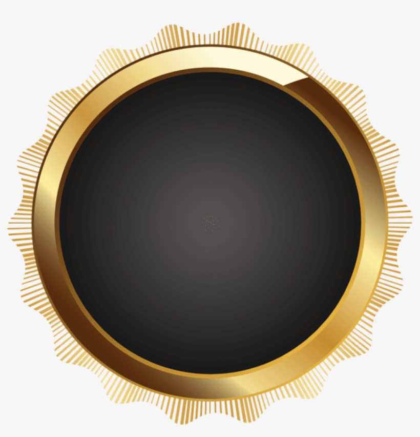 Free Png Download Seal Badge Black Clipart Png Photo - Circle, transparent png
