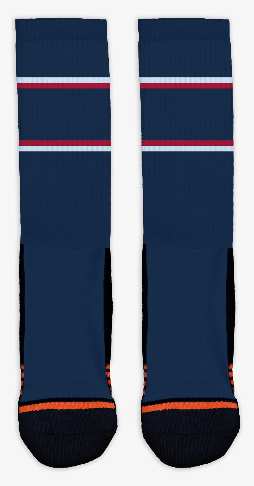 Patriots Stripes - Sock, transparent png