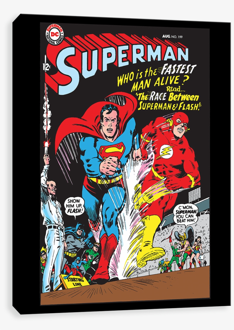 Superman Flash Race Comic, transparent png