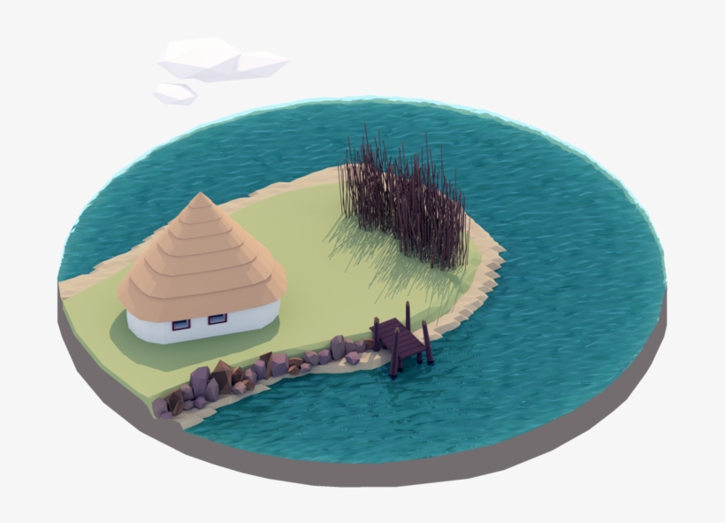 Old House In The Venetian Lagoon - Islet, transparent png