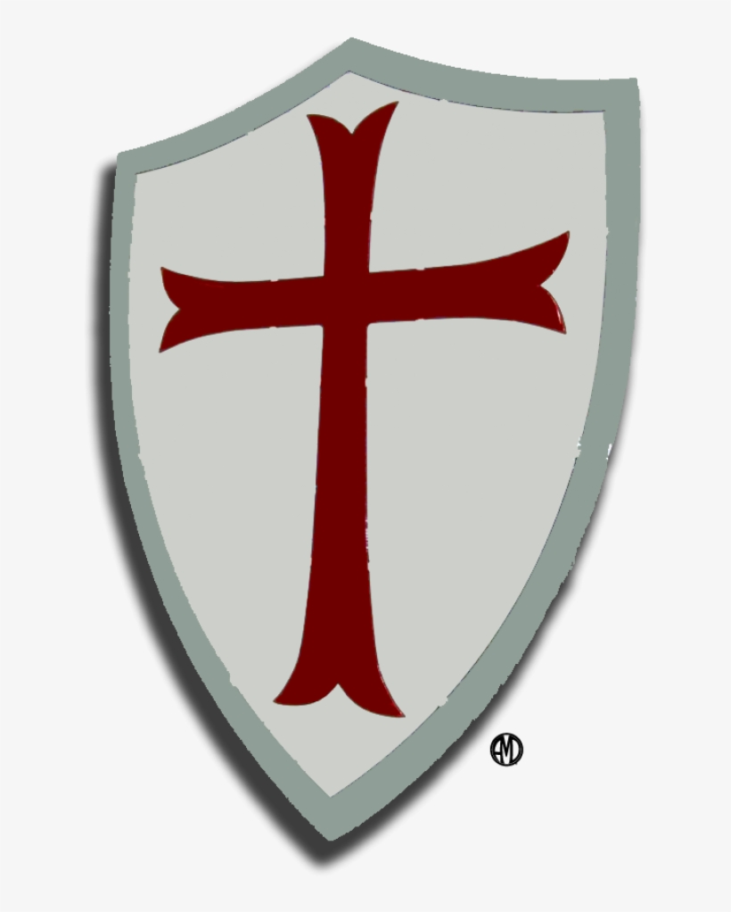 Click Image For Gallery - Knights Templar Shield, transparent png