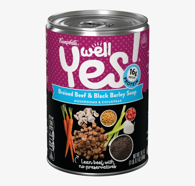 Campbell's Well Yes Chicken Noodle Soup, transparent png