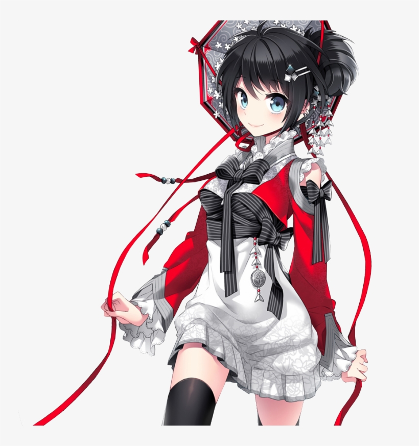 Tubes Style Mangas Png - Anime Girl With Short Black, transparent png