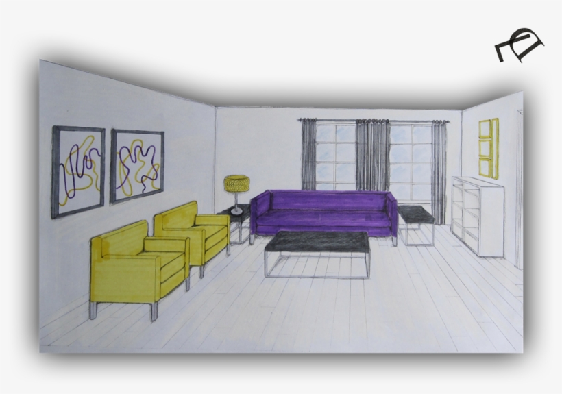 Living Room With Fireplace, - Living Room, transparent png