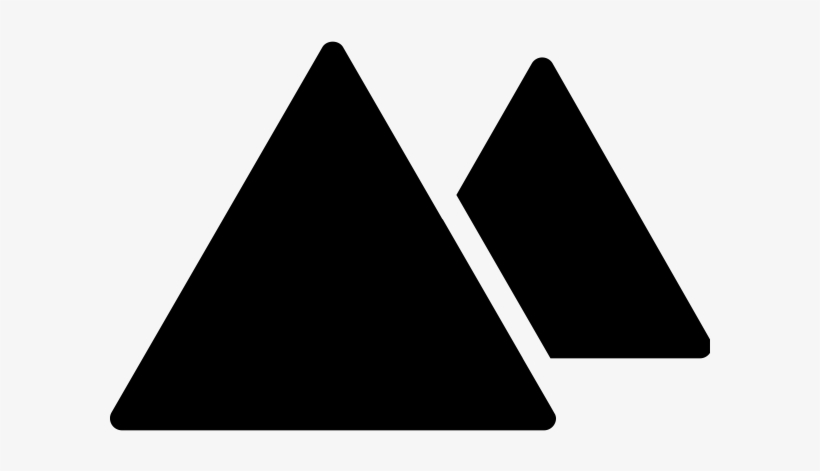 Pyramids Rubber Stamp - Triangle, transparent png