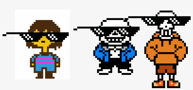 Pixilart Glasses Savage Undertale Anonymous Png Savage - Funny Undertale Gif Animated, transparent png