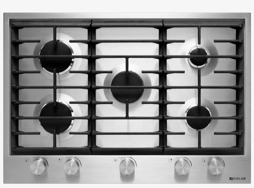 Stove Top View Png - Jenn Air 30 Gas Cooktop, transparent png