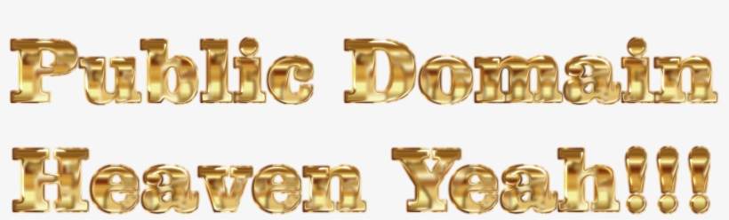 Gold 01504 Public Domain - Gold, transparent png