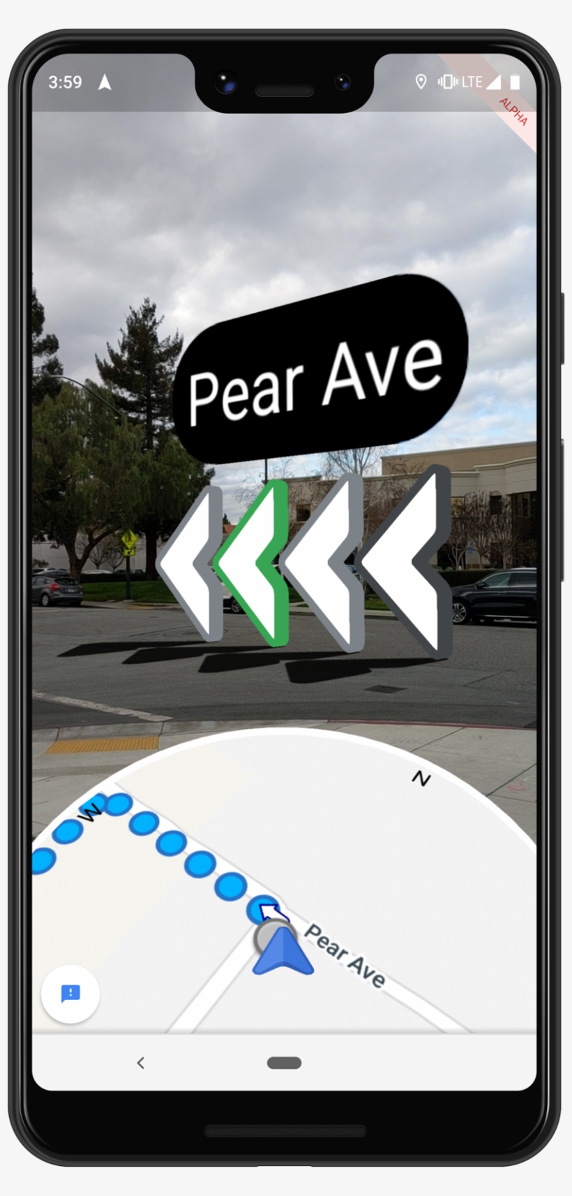 What It's Like To Walk With Google Maps In Augmented - Google Ar Maps, transparent png