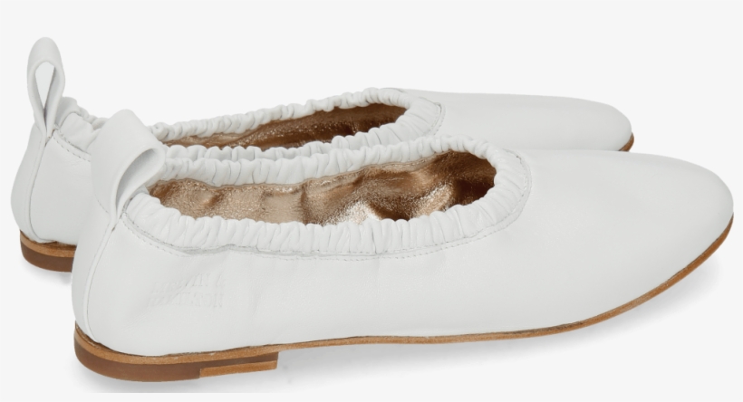 Ballet Pumps Iris 2 Nappa White Sheep Platin - Ballet Flat, transparent png