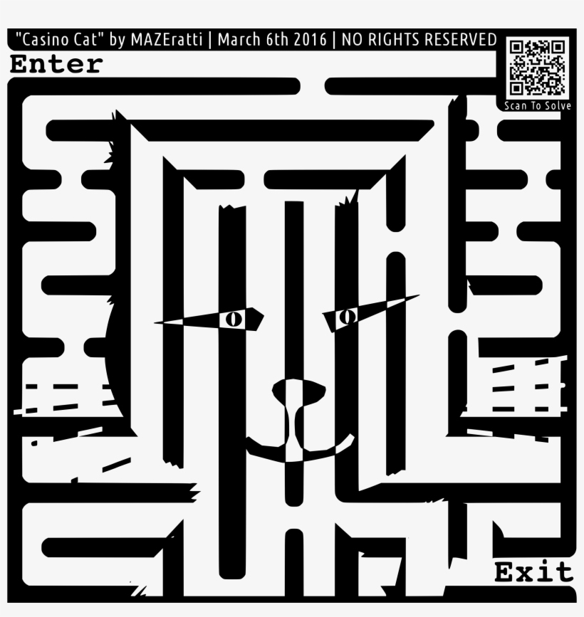 This Free Icons Png Design Of Casino Cat Maze, transparent png