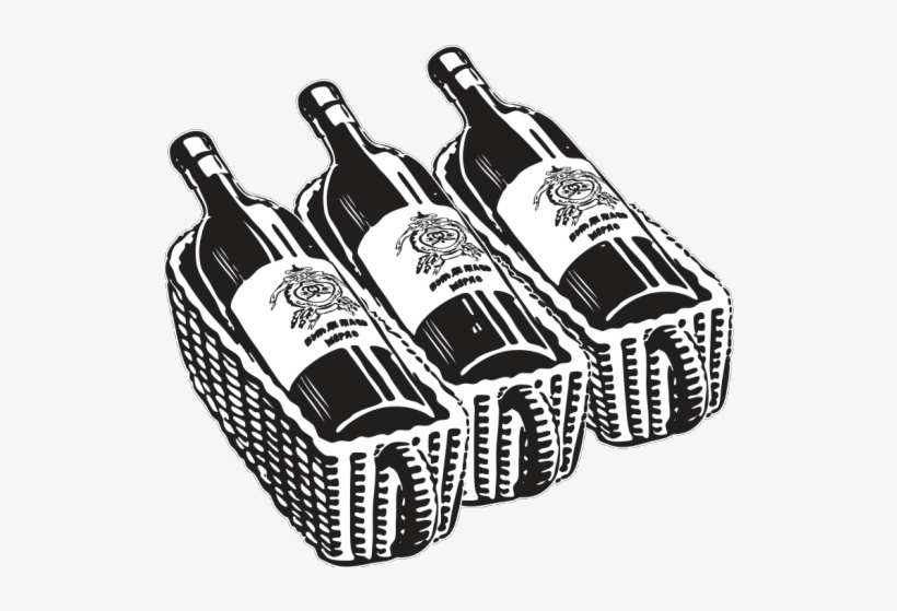 Drawn Liquor Liquor Sketch - Bottle Wine Drawing Png, transparent png