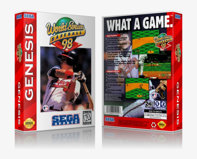Sega Genesis World Series Baseball 98 Sega Megadrive - Action Figure, transparent png