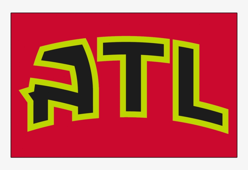 Atlanta Hawks Logos Iron On Stickers And Peel-off Decals - Atlanta Hawks, transparent png
