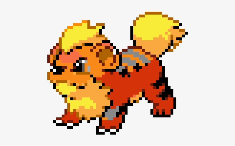 Growlithe - Growlithe Cross Stitch Pattern, transparent png