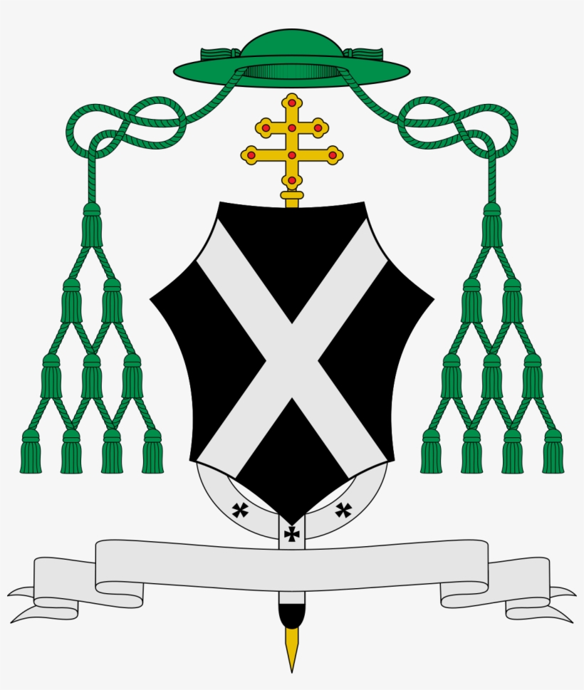 Coat Of Arms Of Alessandro D'angennes Archbishop - Escudo De Georg Ganswein, transparent png