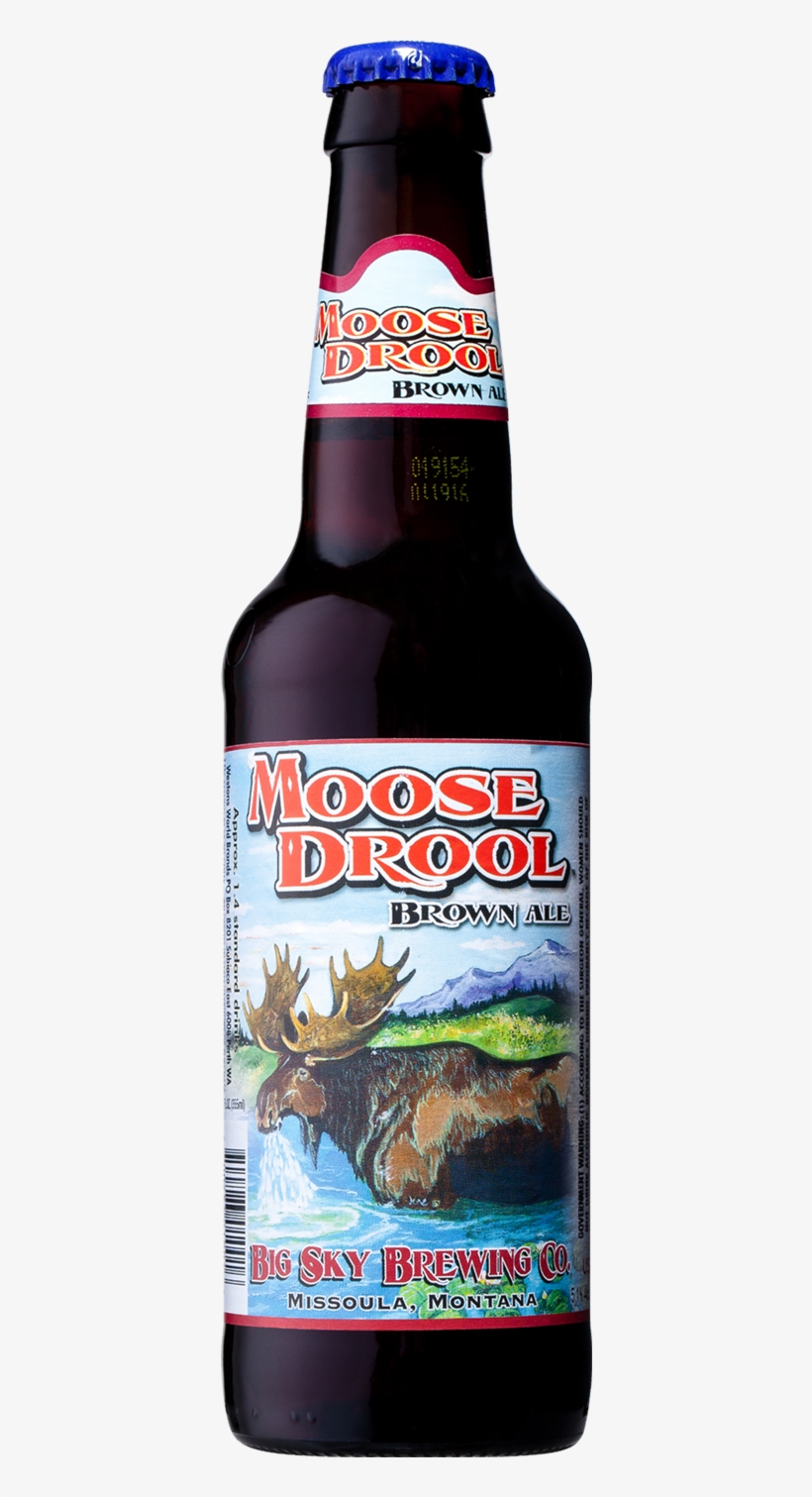 Big Sky Moose Drool Bottles 355ml - Cerveza Blue Moon Belgian White, transparent png