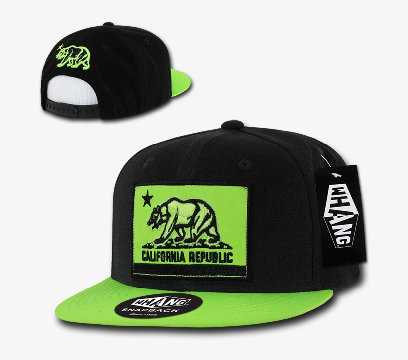 Whang California Republic Cali Flag Snapbacks Hat Hats - Hat, transparent png