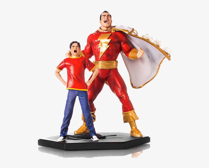 Estátua Shazam Deluxe Art Scale 1/10 Dc Comics Serie - Iron Studios 1 10 Shazam, transparent png