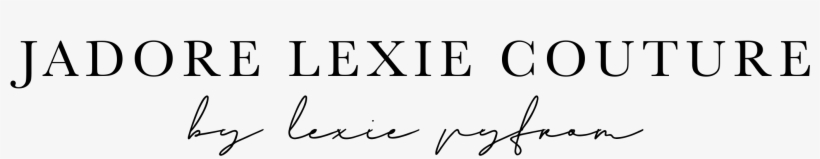 J'adore Lexie Couture - Calligraphy, transparent png