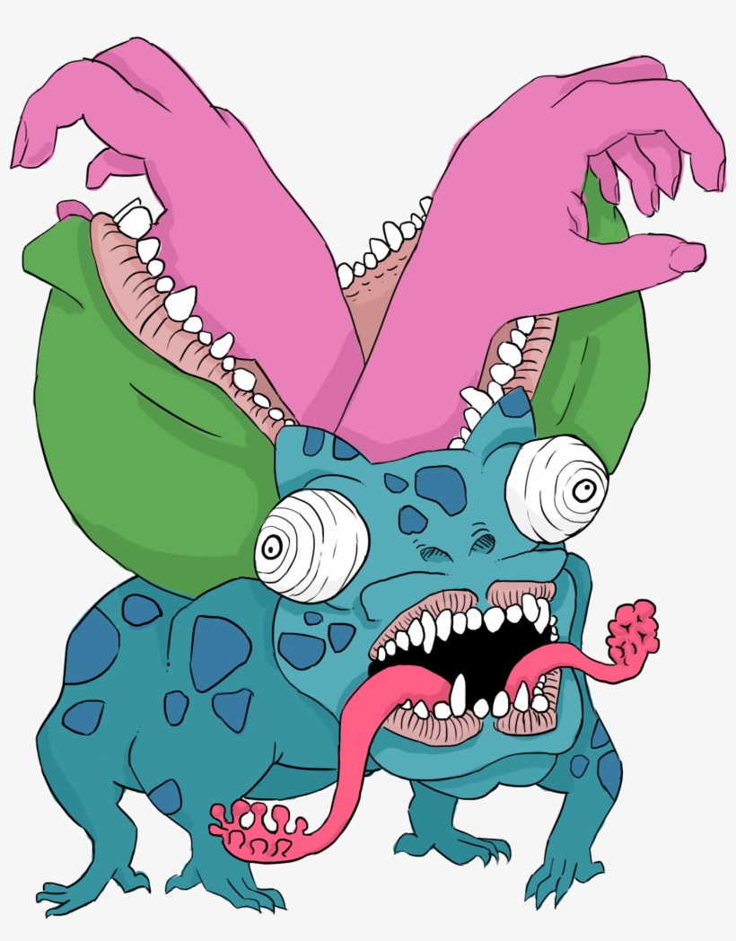 Ivysaur - Cartoon, transparent png