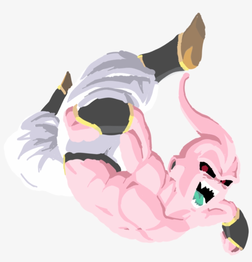 Kid Buu Art - Illustration, transparent png