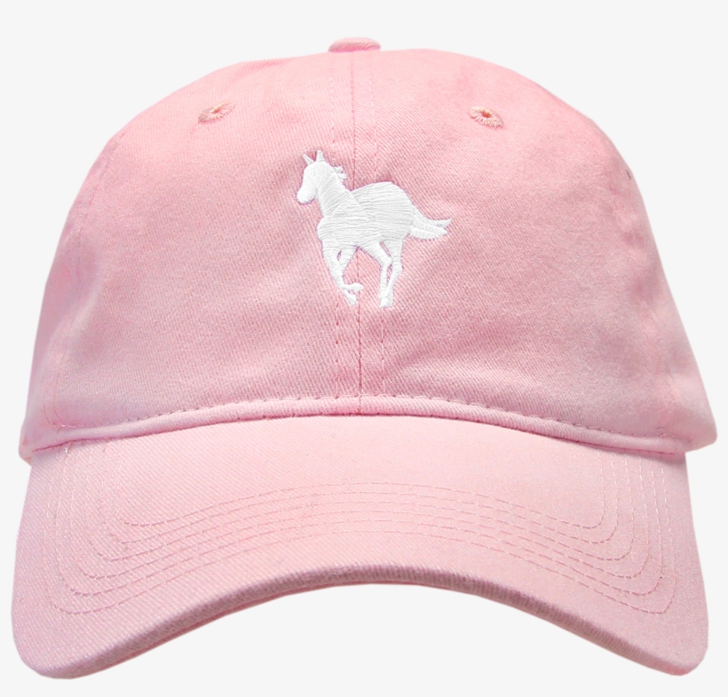 White Pony Pink Dad Hat $25 - Baseball Cap, transparent png