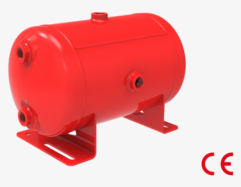 Steel Air Reservoir With Brackets 10 Litre Ø 206mm - Plastic, transparent png