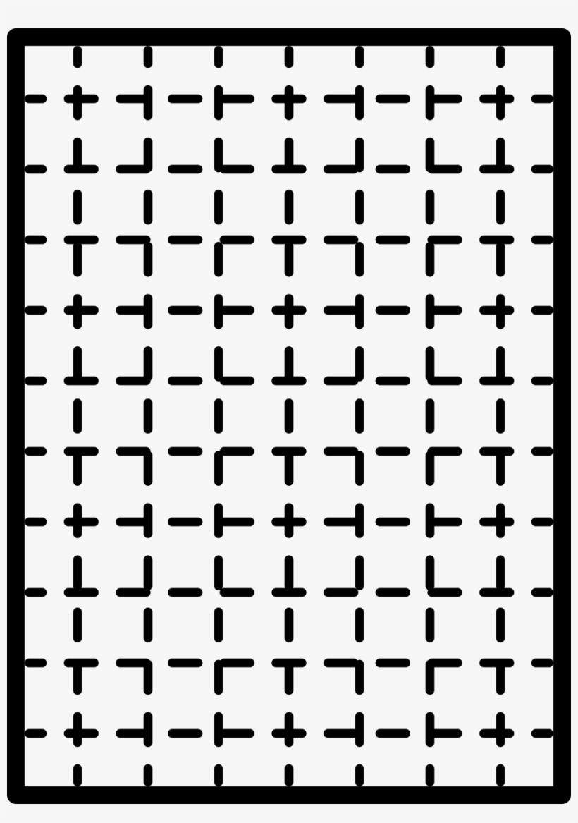 Grid Paper Coloring Page - Monochrome, transparent png
