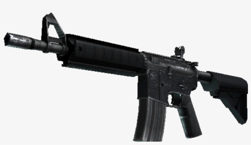 Back - M4a4 Faded Zebra, transparent png