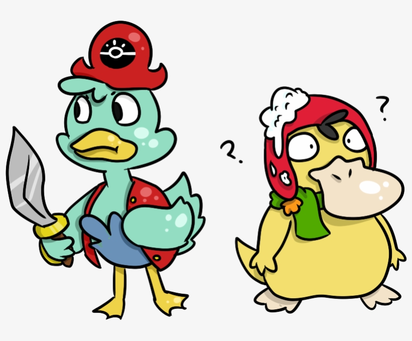 Snowy Psyduck - Pancake - Cartoon, transparent png