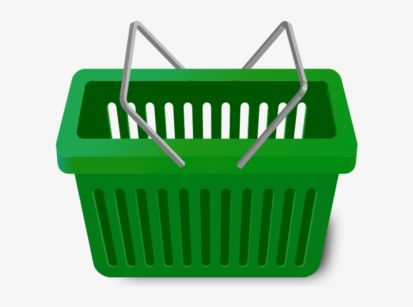 Shopping Cart Dark Green - Shopping Basket Png Transparent, transparent png