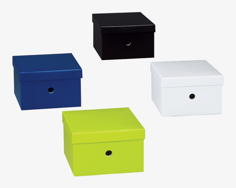 Uni Colour Multi Purpose Box With Lid - Karton Aufbewahrungsboxen, transparent png