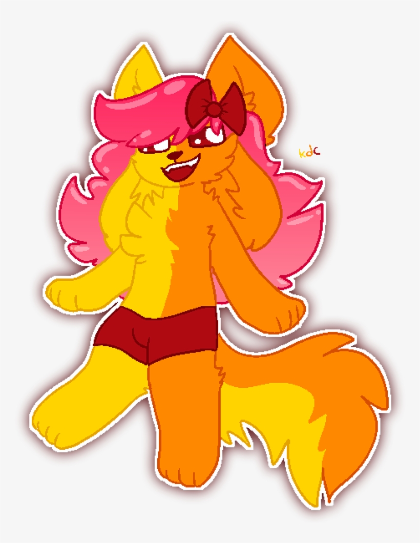 With Bright Pink Hair - Cartoon, transparent png