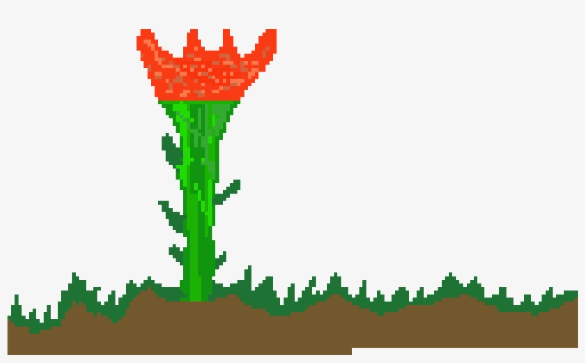 The Lone Thorn Flower - Illustration, transparent png