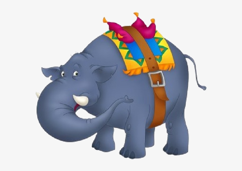 Funny Circus Elephant Clipart Image Elephants Clip - Indian Elephant, transparent png