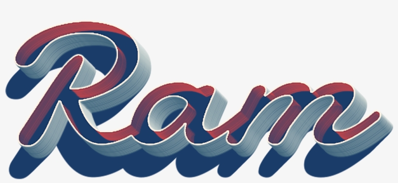 Ram Missing You Name Png - Ram Name, transparent png