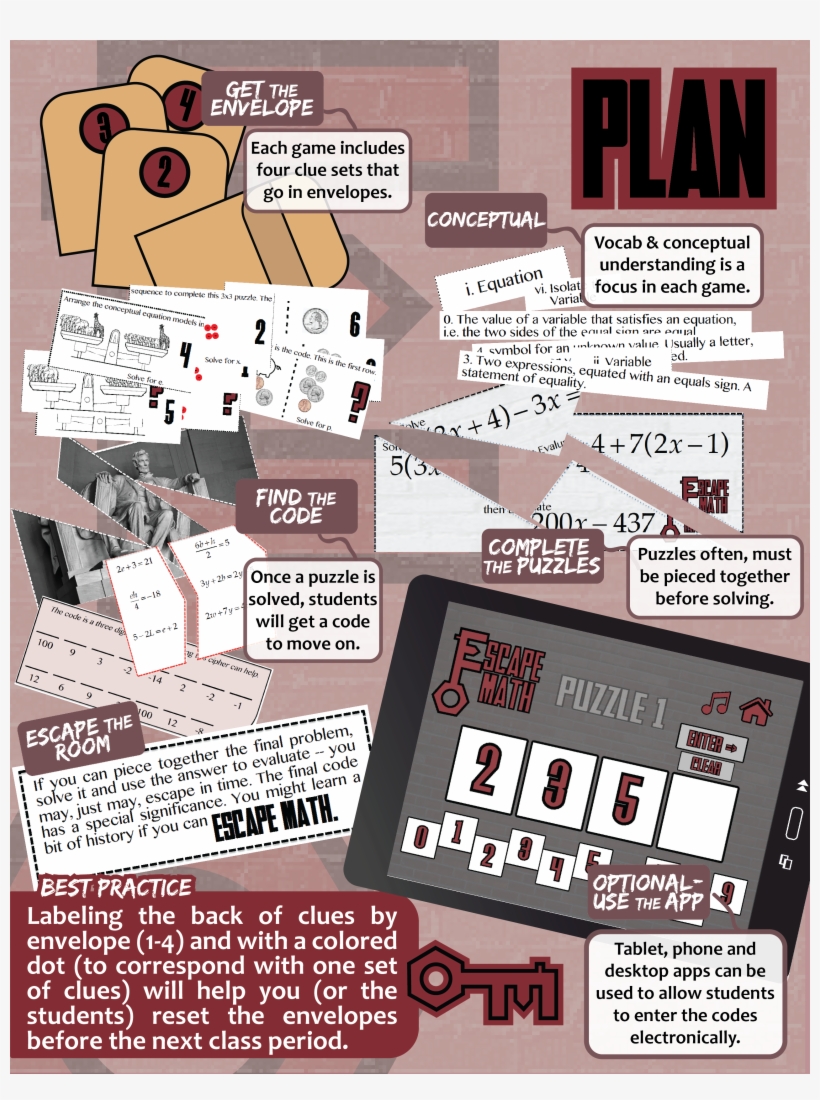 download game room on Escape The Room Math Games Poster 2551x3300 Png Download Pngkit