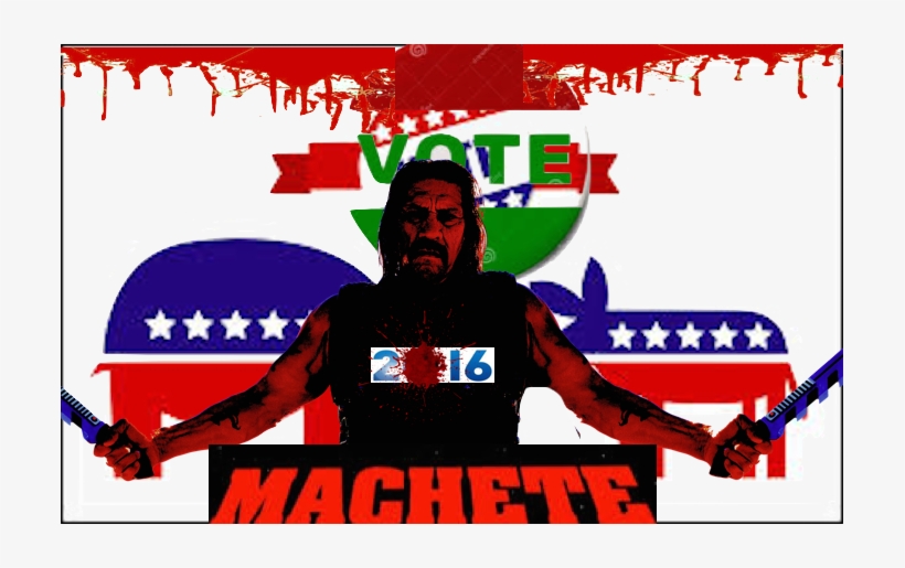 Meme Artwork 'machete 2016 Election' By A M Graetz - Election Mi Mandat, transparent png