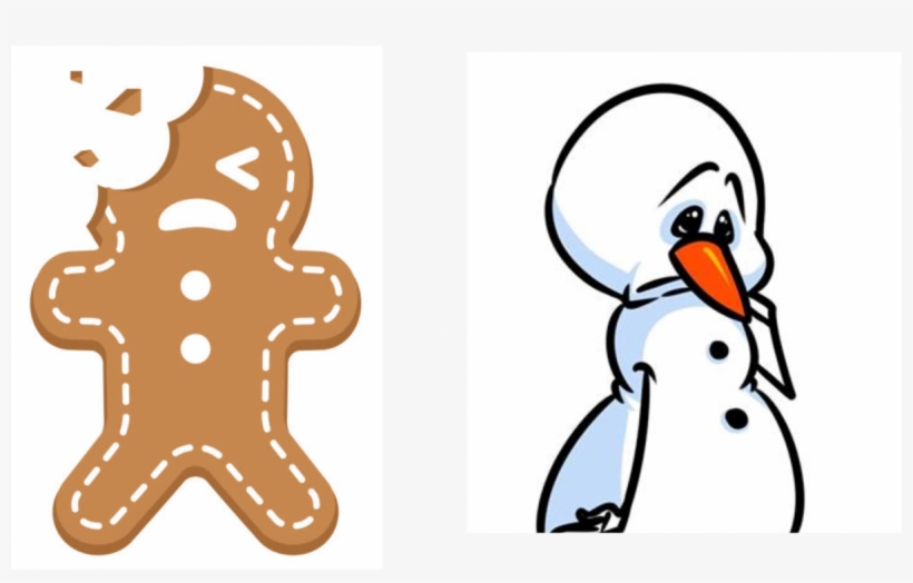 Stress - Broken Gingerbread Man Clipart, transparent png