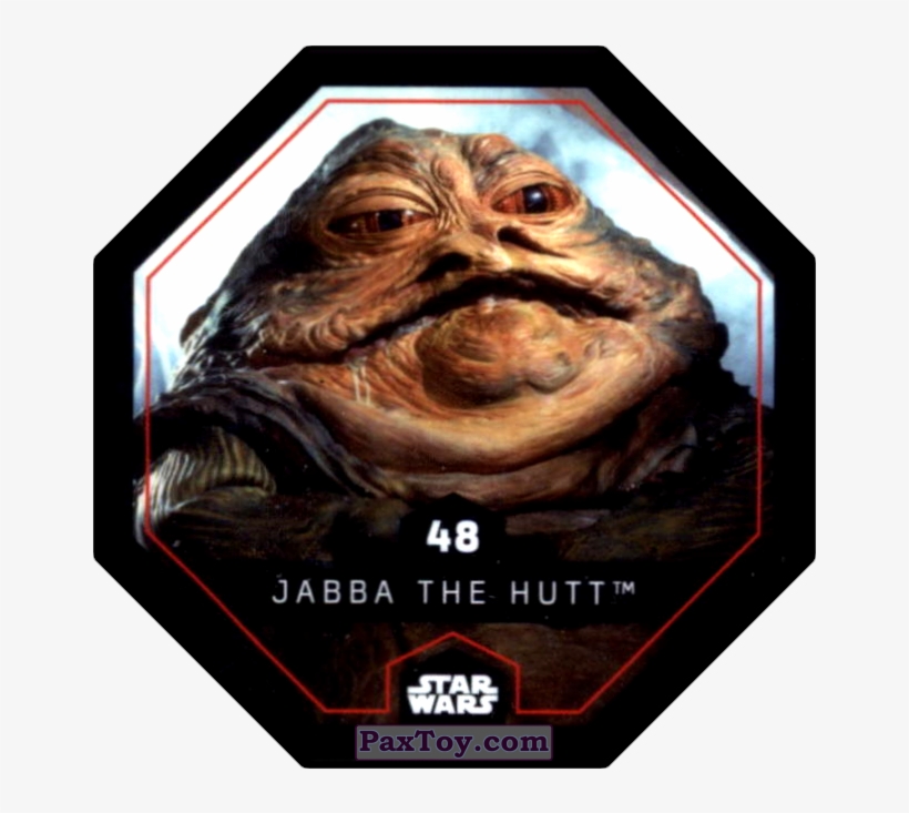 Карточка, Фишка / Pog / Cap / Tazo - Jabba The Hutt Solo, transparent png