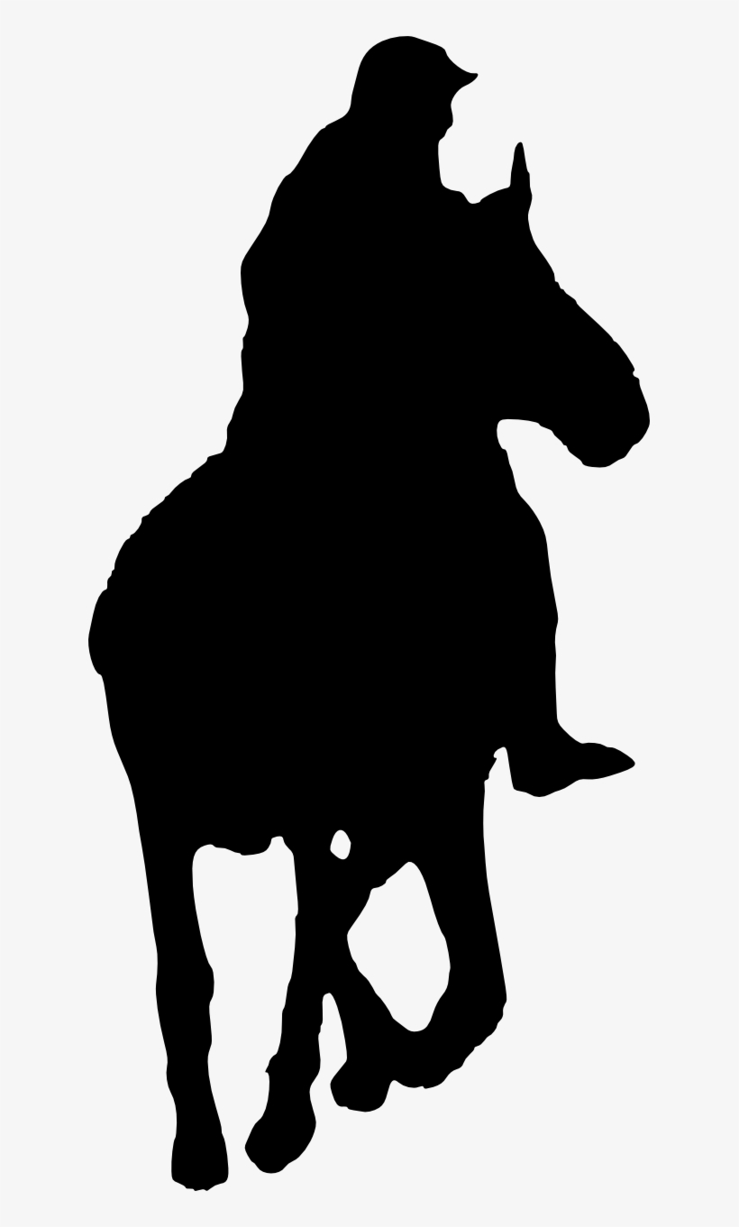 Horse Riding Silhouette - Woman Silhouette Transparent Background, transparent png