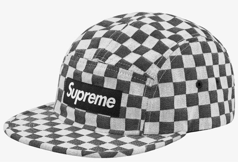Supreme Checkerboard Camp Cap, transparent png