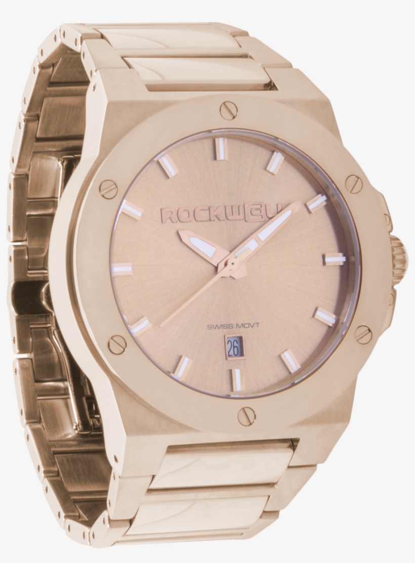 Commander Rose Gold/rose Gold, Rose Gold - Analog Watch, transparent png